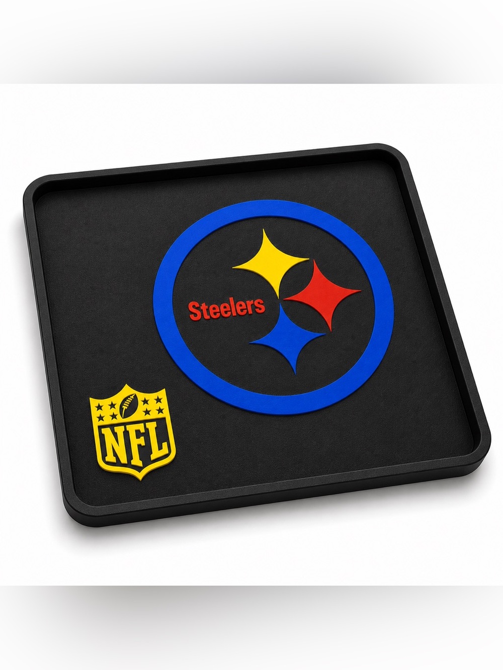 Pittsburgh Steelers NFL Pocket Dump Tray - For Keys, Wallet, Money, Etc